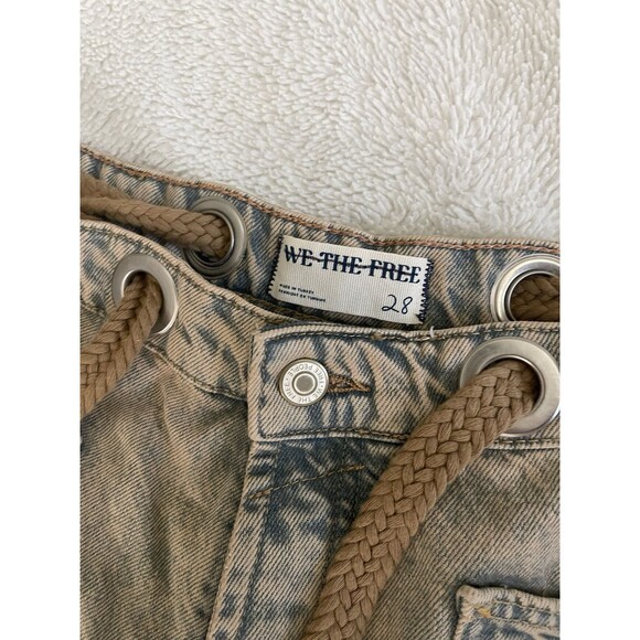 We The Free Tan Wide Leg Jeans - Picture 2 of 13